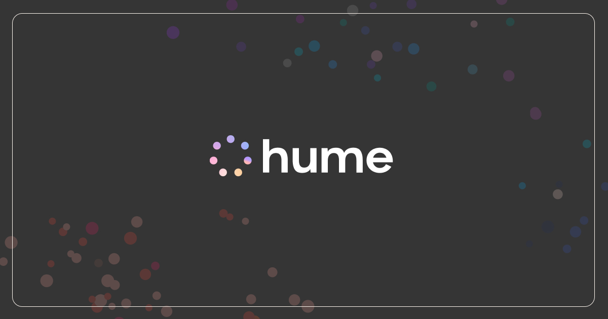 휴메 AI Hume AI conversational interface and emotion detection voice agent
