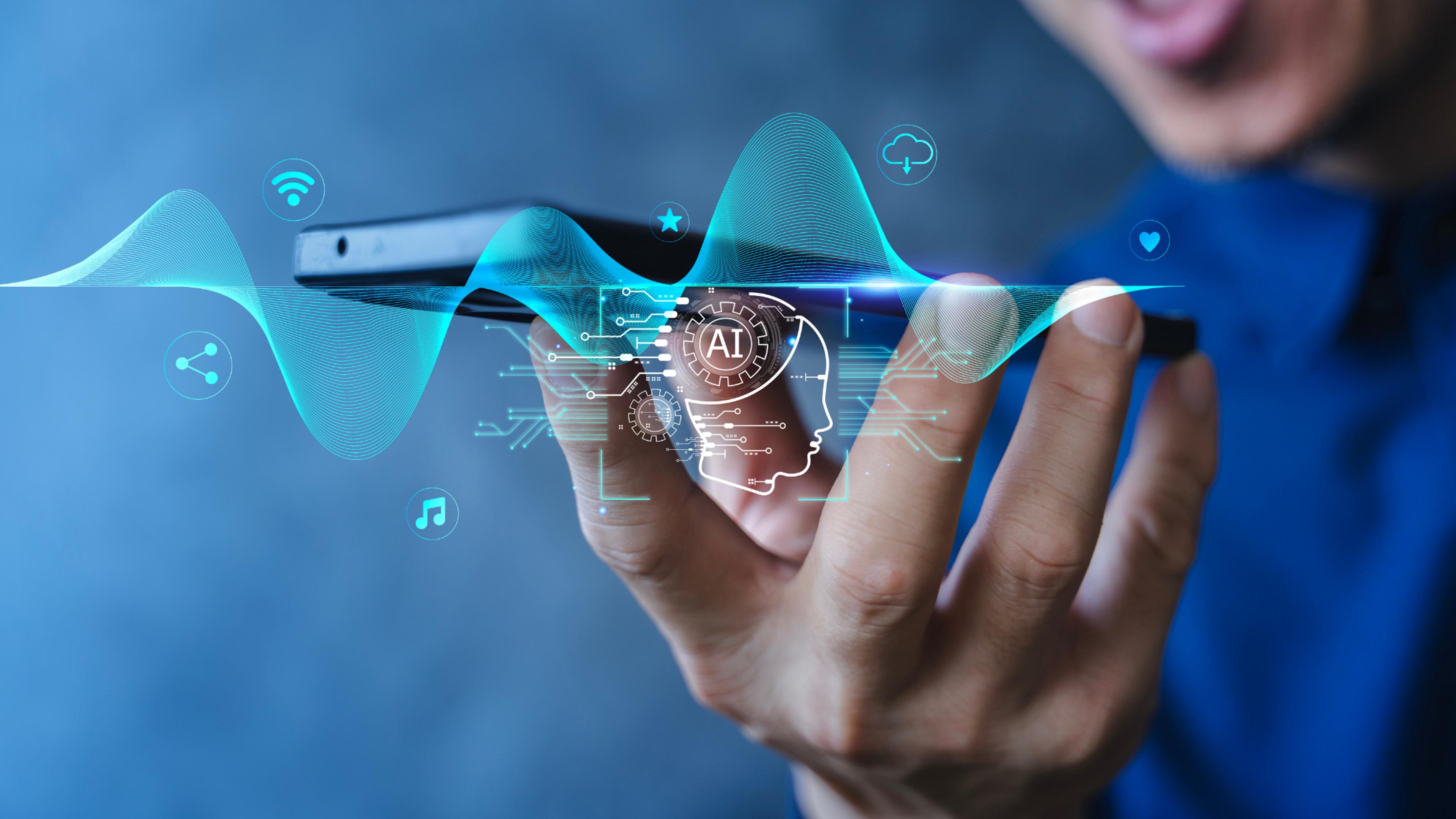 mobile sales executive using voice ai in real world environment