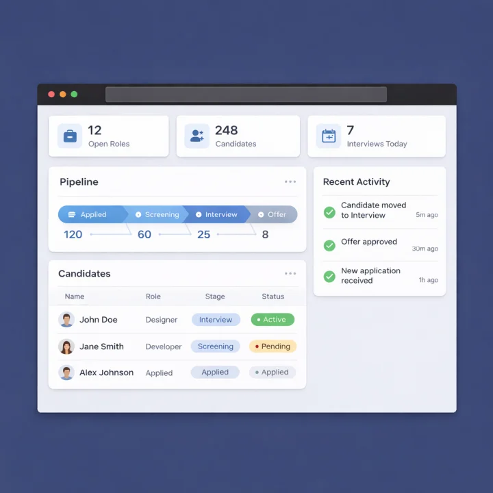 ai interview verification workflow dashboard