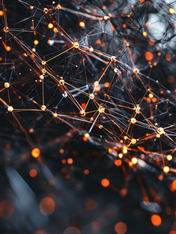 advanced neural network futuristic tech