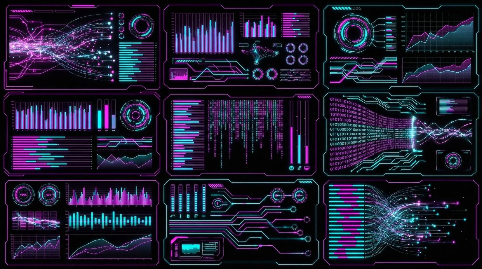 Global tech startup showcase and AI agents ecosystem, futuristic dashboard