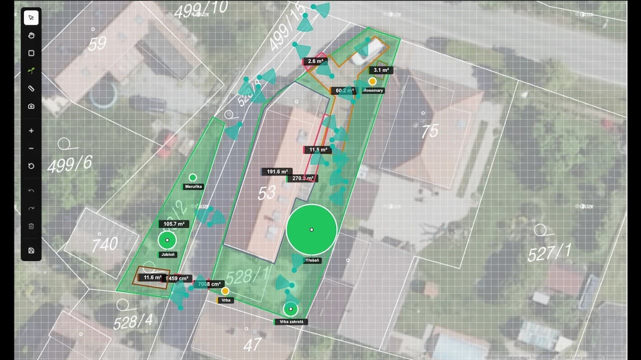 플랜토리 AI Plantory AI spatial garden advisor interface