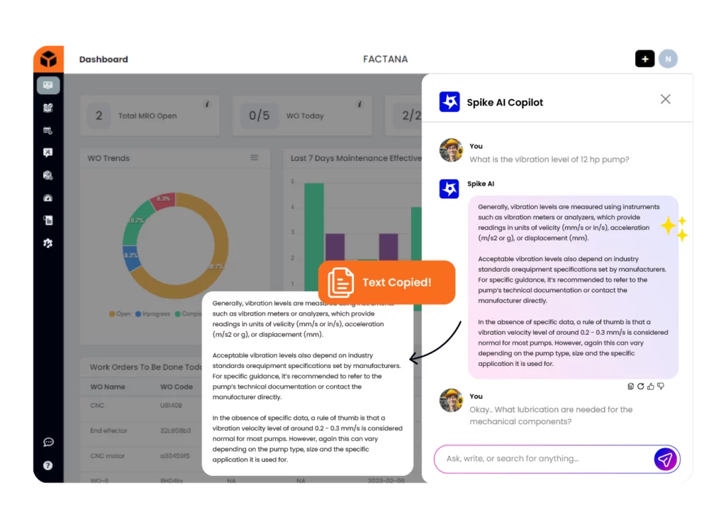 Fogwing AI 코파일럿 Fogwing AI Copilot dashboard and operational analytics