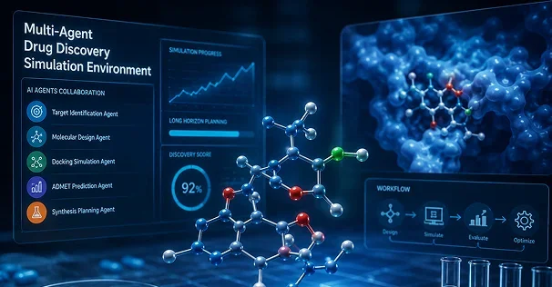 에이전트AI AgentAI automated simulation and drug discovery lab