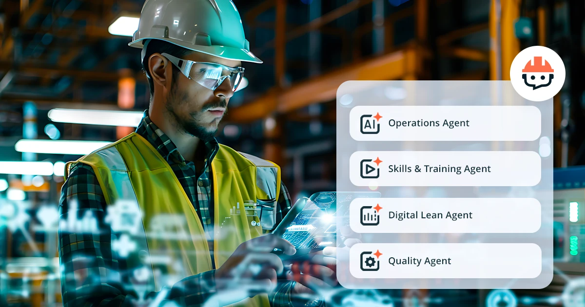 오그멘티어 팩토리 에이전트 Augmentir Factory Agents workforce training and digital lean analytics