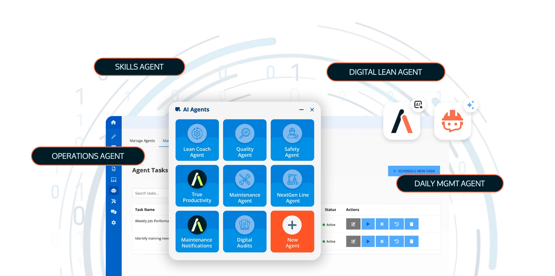 오그멘티어 팩토리 에이전트 Augmentir Factory Agents workforce training and digital lean analytics