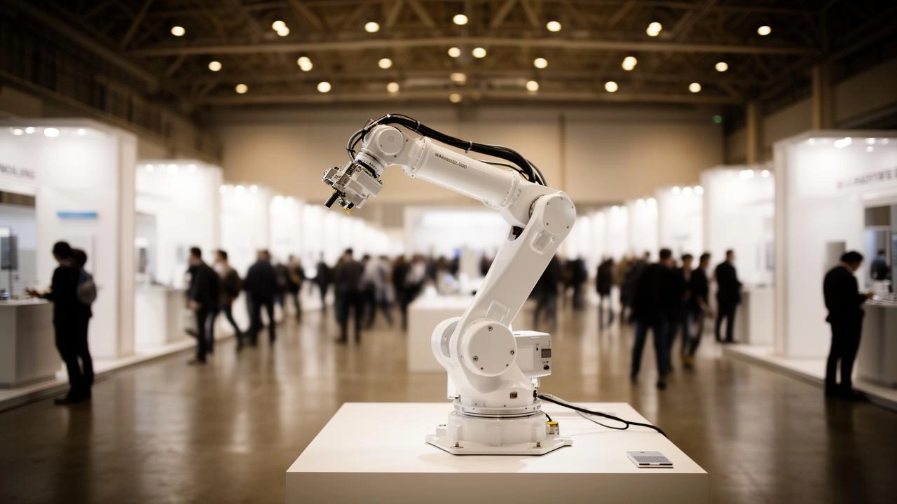 High-tech marketplace and awards ceremony showcase for global autonomous AI agents