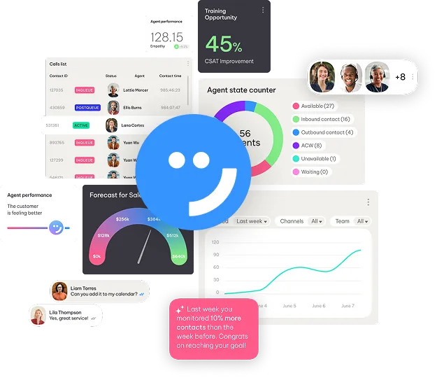 NiCE CXone - AI 고객 서비스 에이전트 및 에이전트 어시스트 플랫폼 NiCE CXone - AI Customer Service Agent Architecture