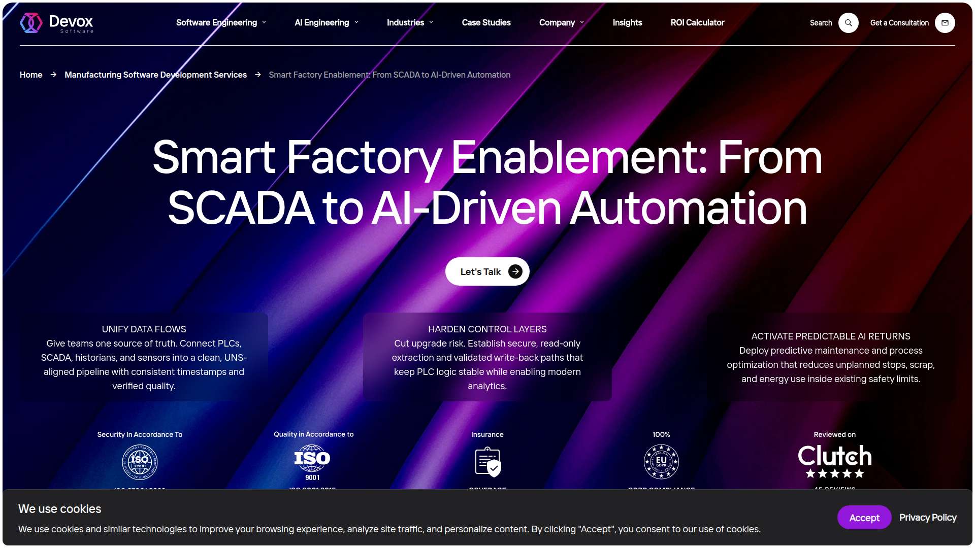 Devox Software Smart Factory Enablement