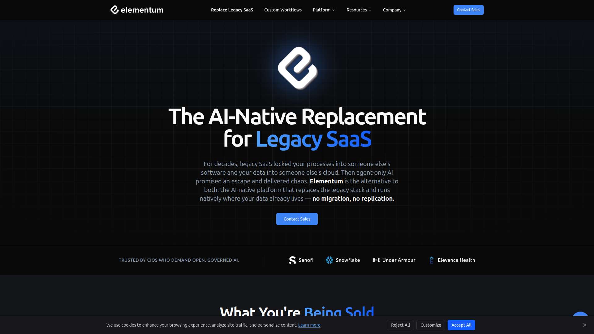 Elementum: The AI-Native Platform Reclaiming Enterprise Control Beyond Legacy SaaS