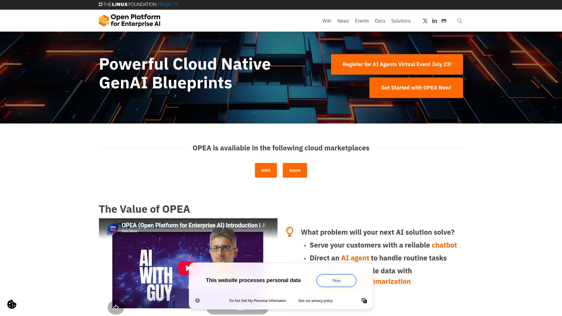 Open Platform for Enterprise AI (OPEA)