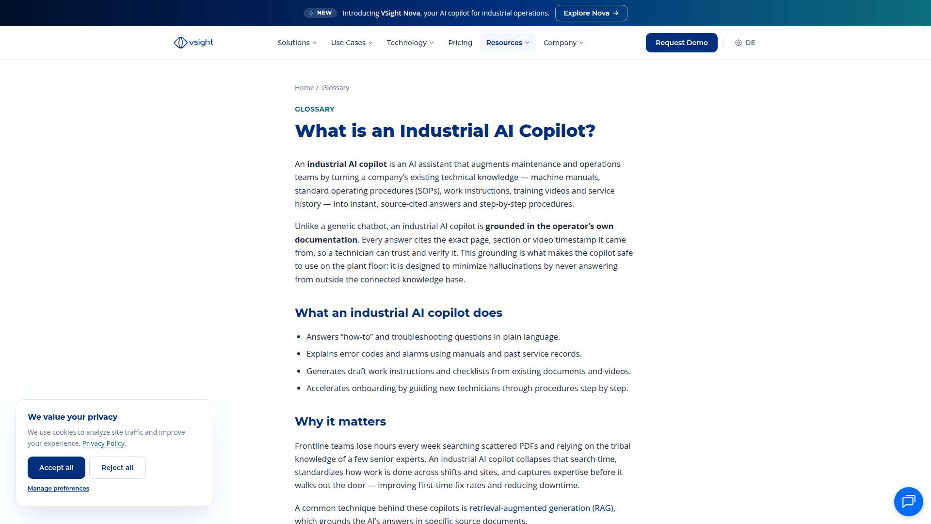 압도적 원가 절감과 10배 생산성 혁신을 이끄는 자율 AI 에이전트 VSight 인더스트리얼 AI 코파일럿