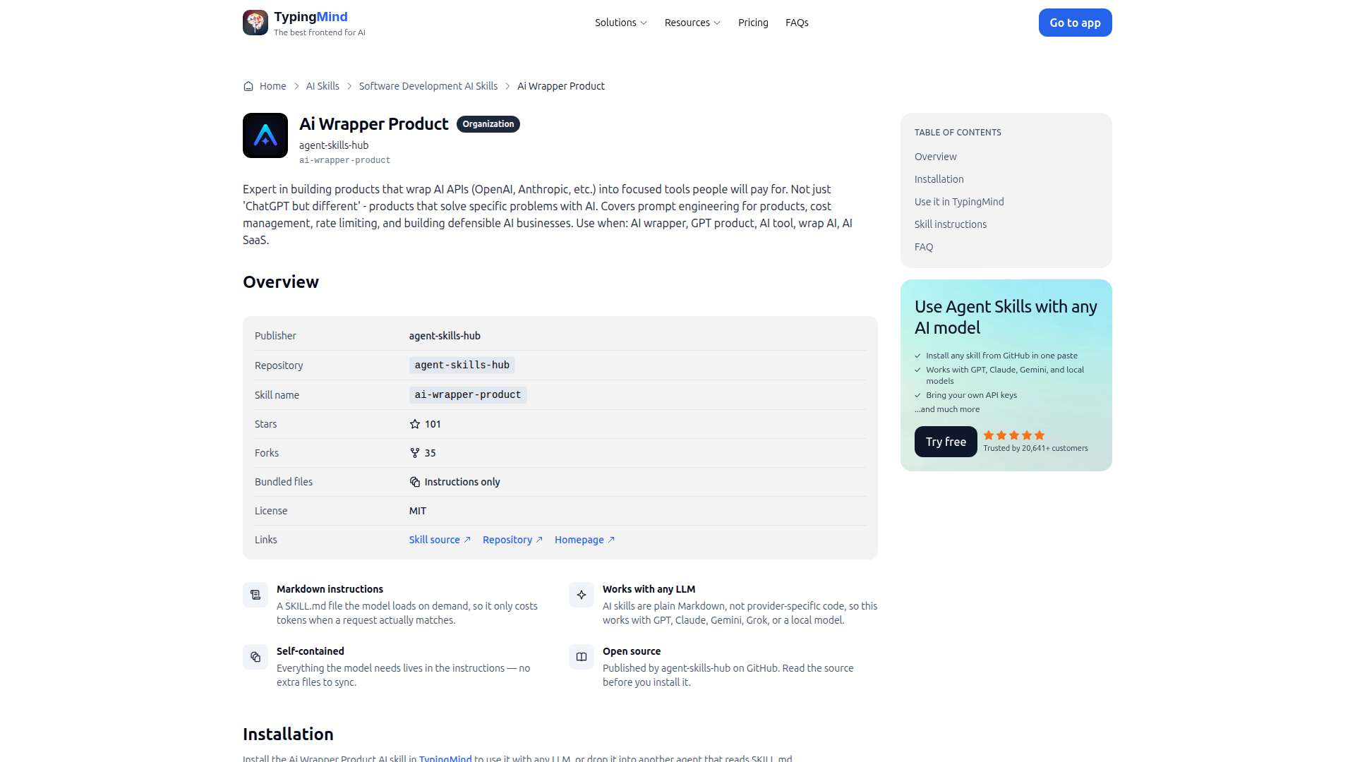 Ai Wrapper Product by agent-skills-hub