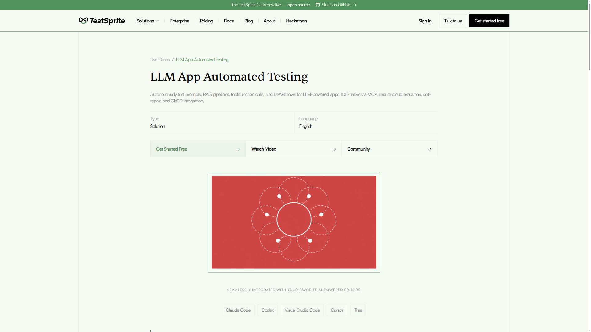 TestSprite - LLM App Automated Testing Platform