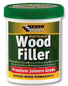 Everbuild Multi Purpose Wood Filler Premium Joiners Grade 1 Part 250ml 1