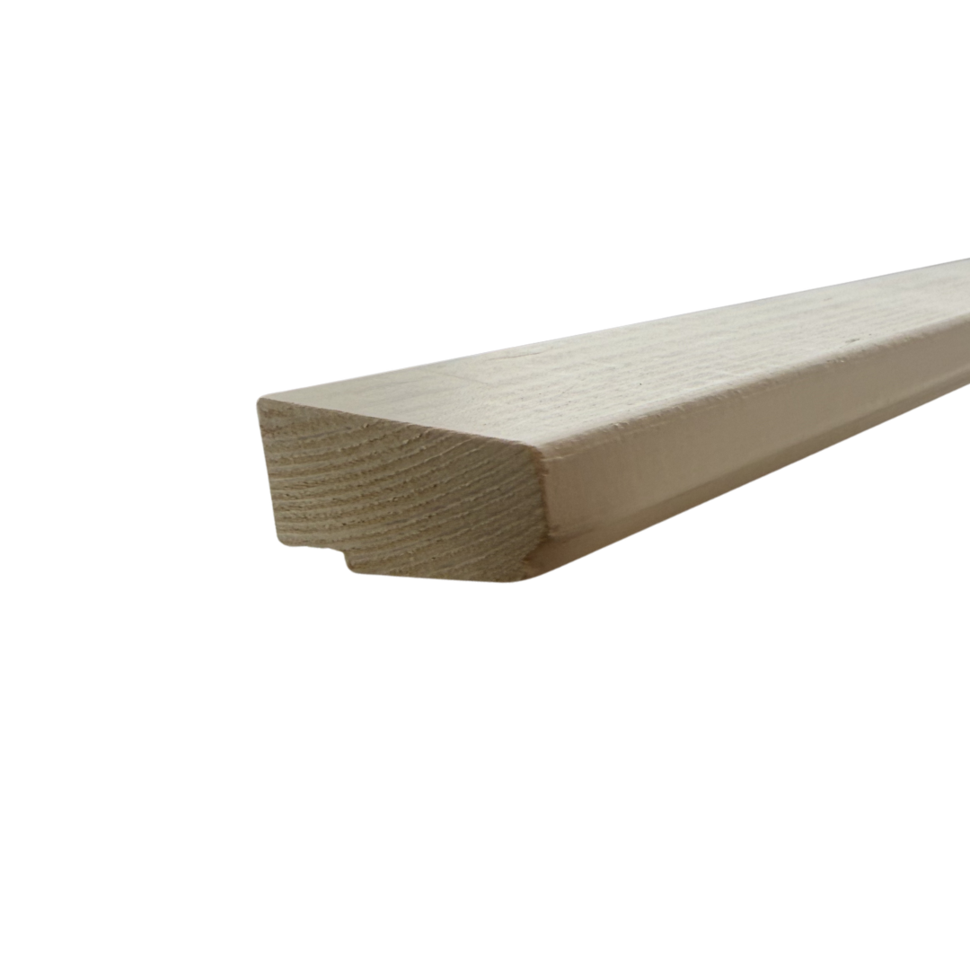 Sapele Primed Single Glazing Bead 38 x 20 1