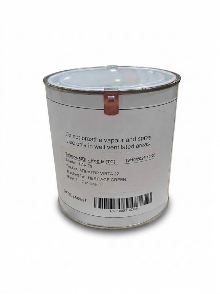 Teknos Aquatop Virta 22 Clean White top Coat 7