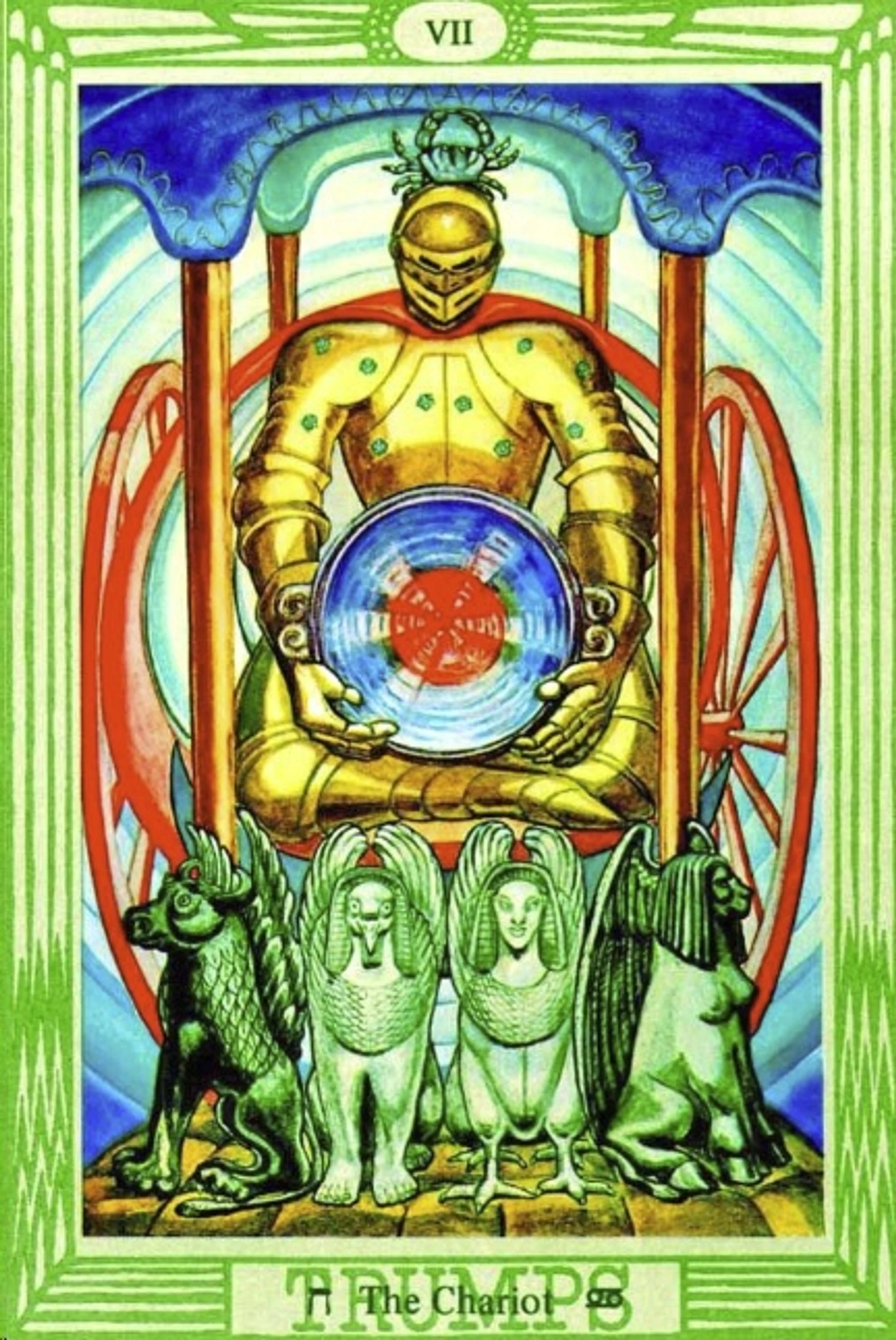 7. Arkána „Vůz“ v Matrixu osudu