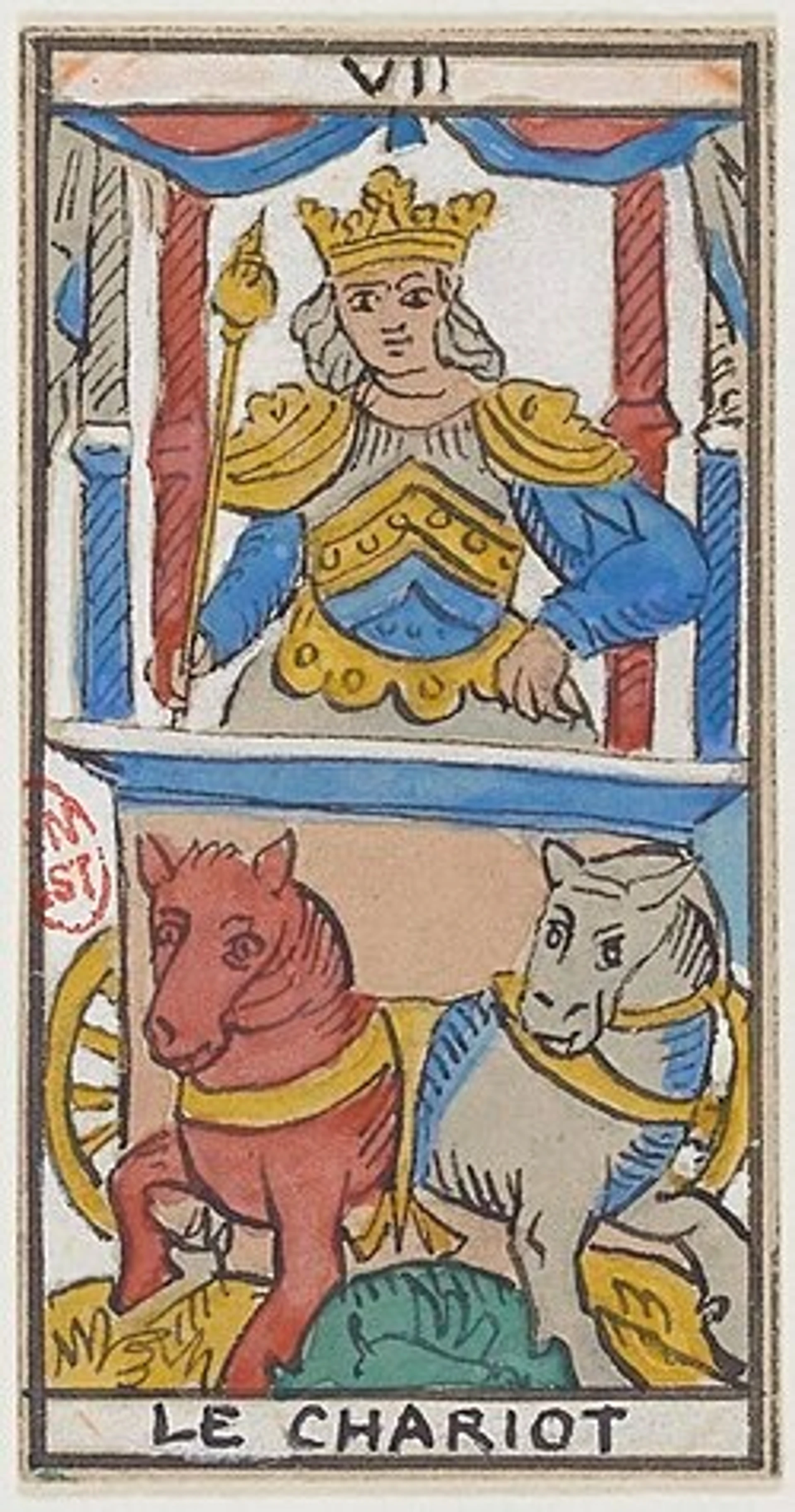 7. Arkána „Vůz“ v Matrixu osudu