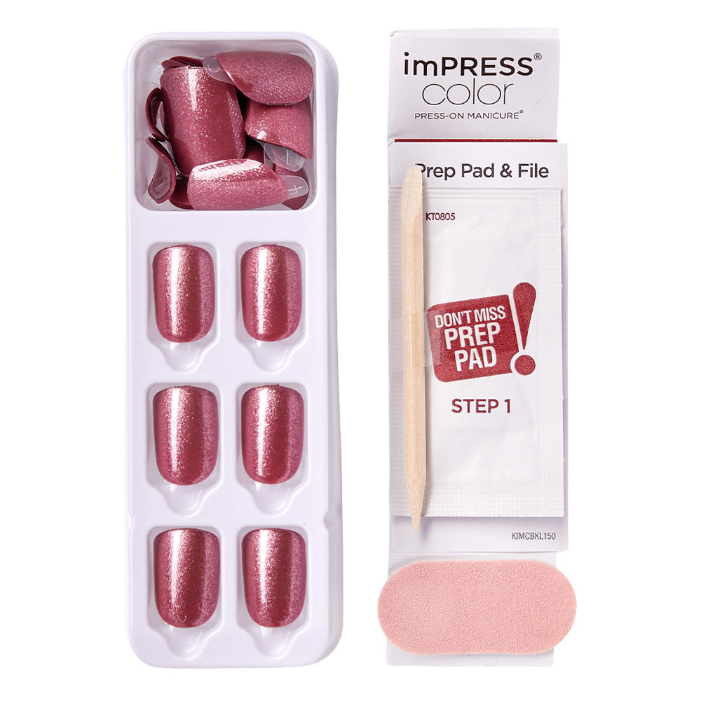 Kiss imPRESS KIMC006C Color Nails 30 Pieces Peanut Pink