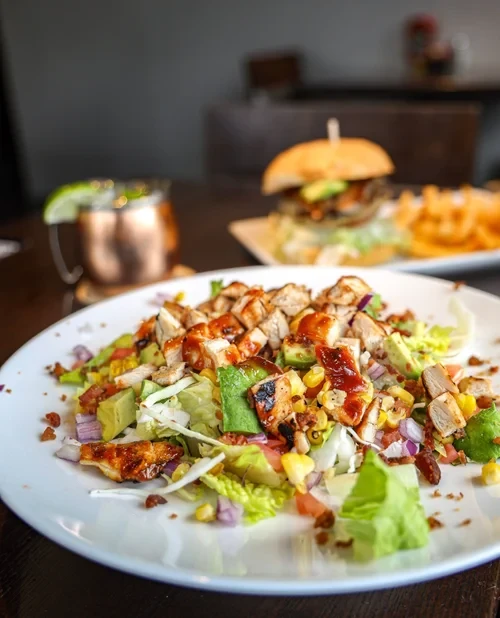 BBQ chicken chopped salad