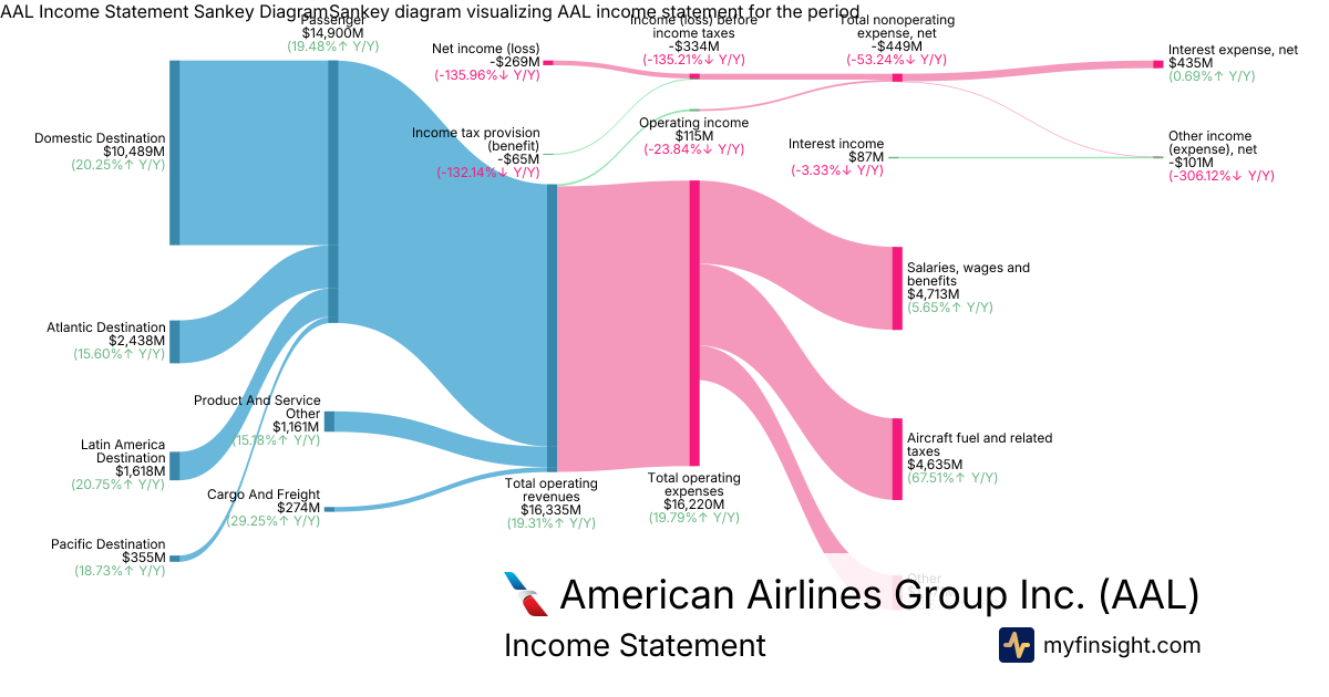 American Airlines Group Inc.  Income Statement