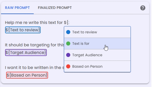 Accessing Variables