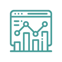 Icon of a cloud and a monitor representing remote monitoring
