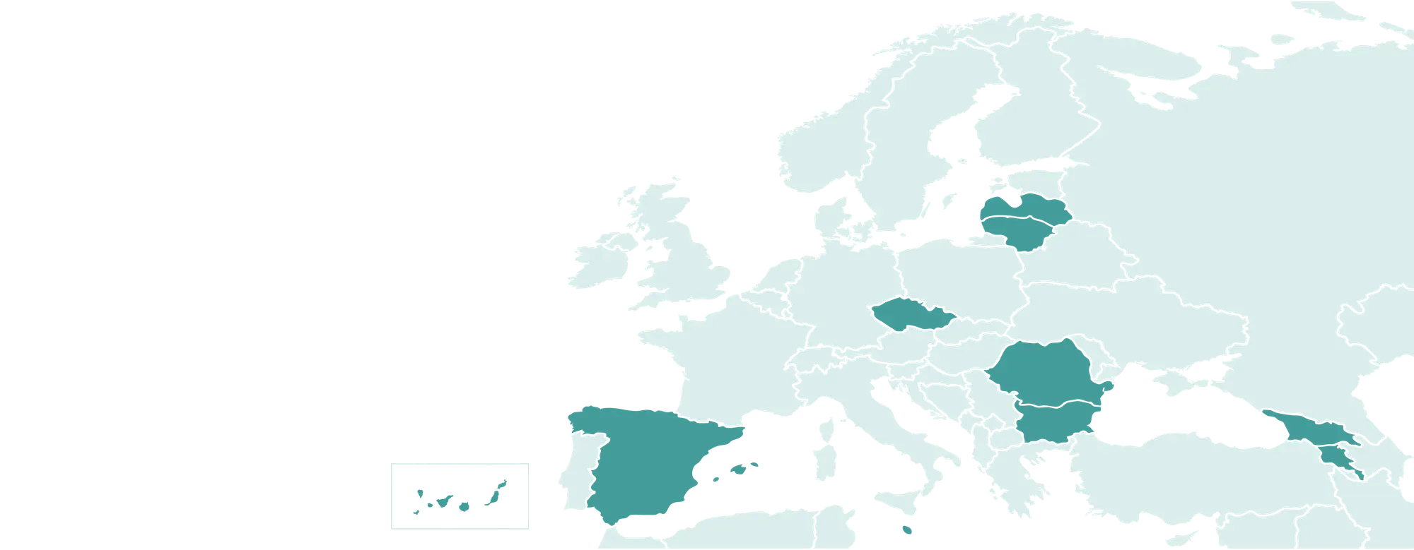World map showing MyLock's global presence