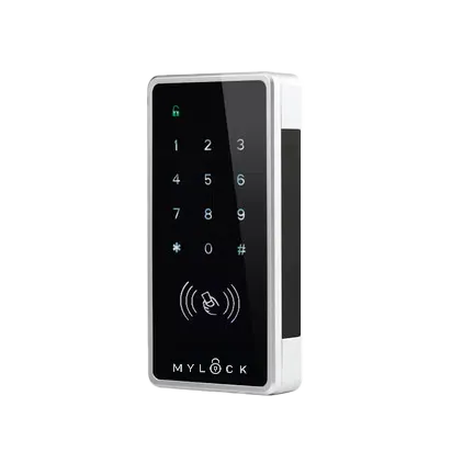Close-up of the RFID reader on a MyLock Standalone lock