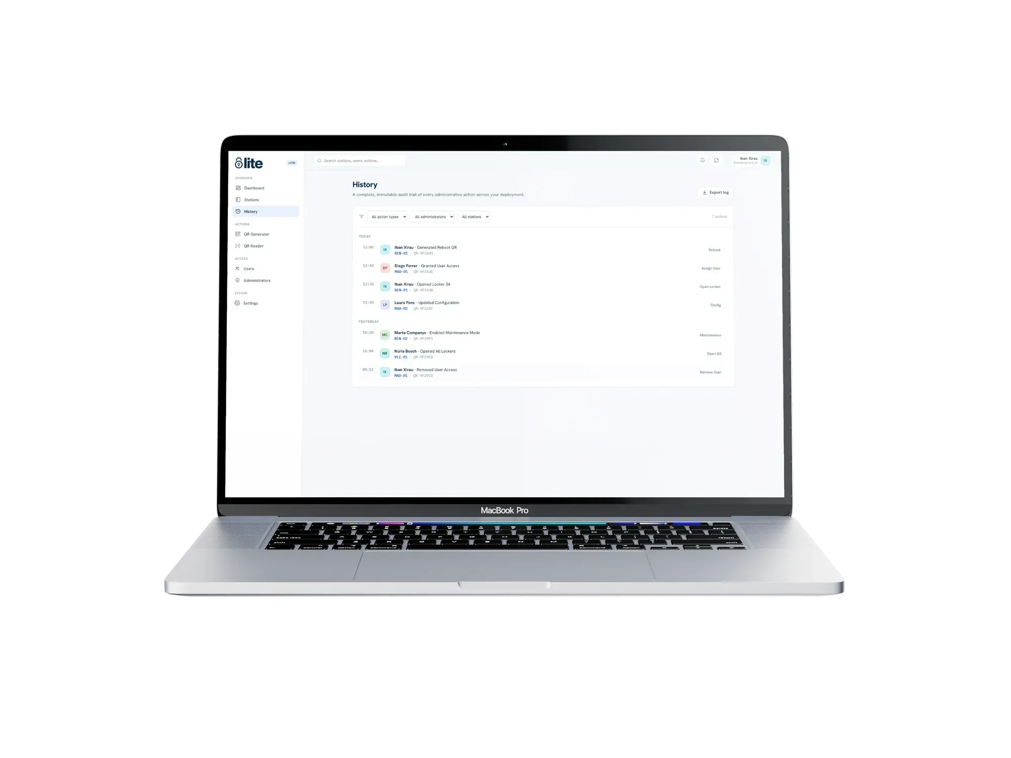 MyLock Lite: local management with no internet dependency