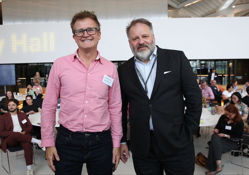 Matthew Harker (MyPocketSkill Co CEO and Co Founder) and Howard Dawber (Deputy Mayor for London for Business and Growth)