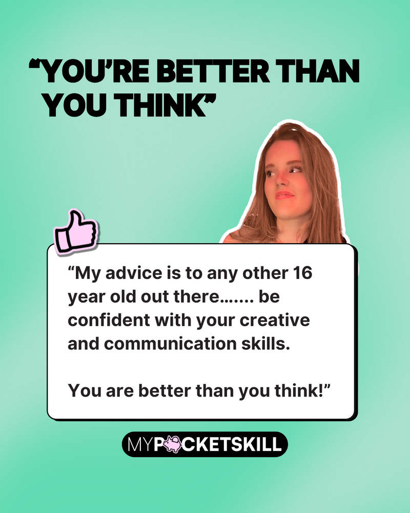 Rebecca - "you're better than you think"