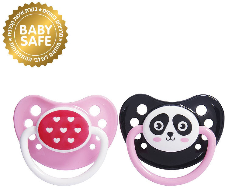 Silicone Orthodontic Pacifier for Girls +6 | Life Baby's