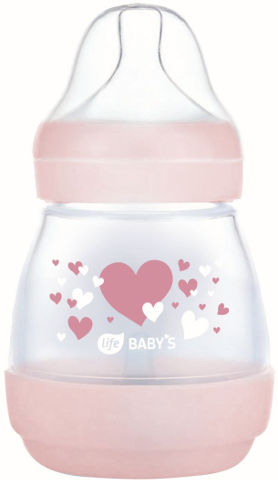 Anti-colic Baby Bottle - Pink +0 | Life Baby's