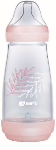 Anti-colic Baby Bottle - Pink +6 | Life Baby's