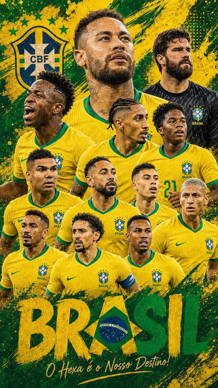 Brazil Team Poster