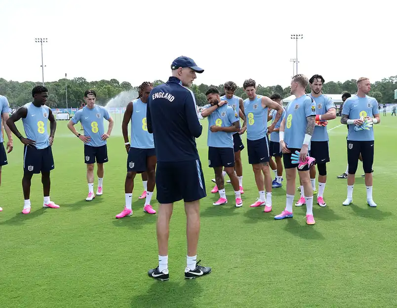 England players training in sweltering Kansas City heat during 2026 World Cup