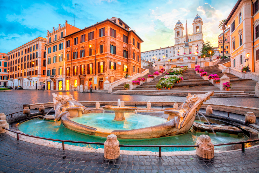 Le scale di Piazza Di Spagna