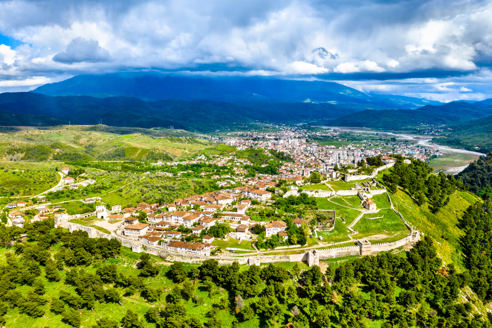 panoramic view of Berat