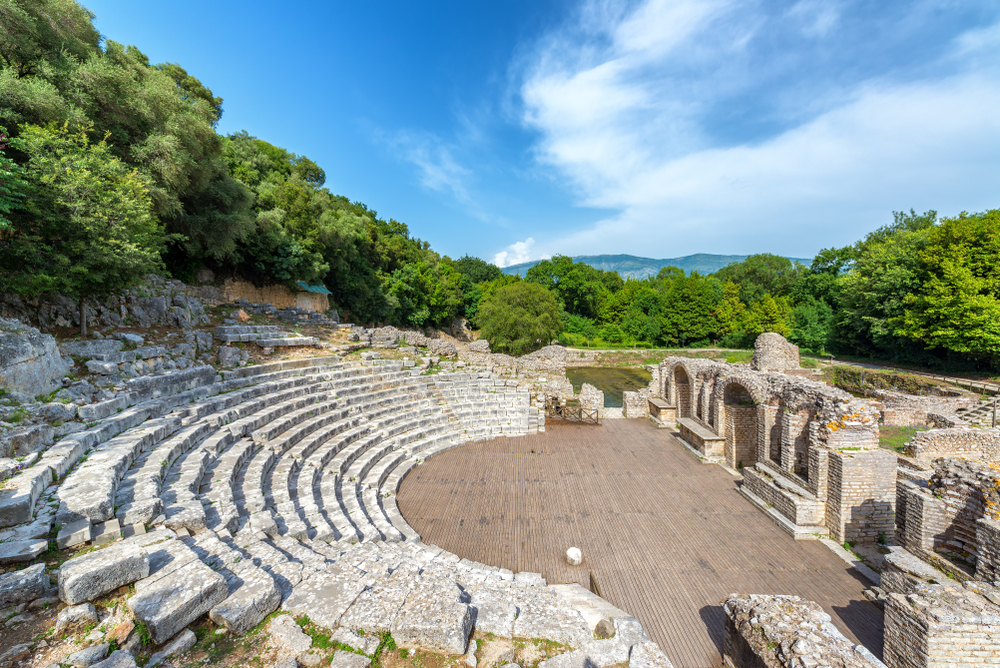 Ancient theater ruins, Butrint