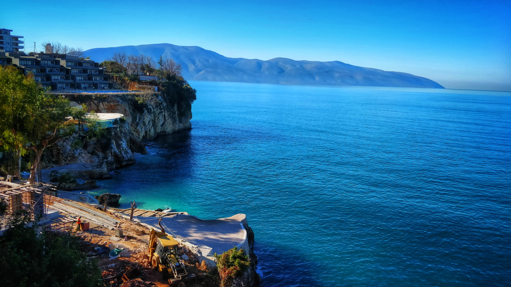 Vista della Baia di Valona