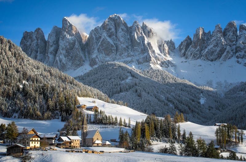 Italy during winter