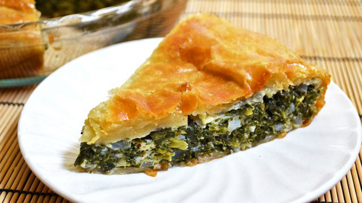 SPINACH PIE (Byrek me spinaq)