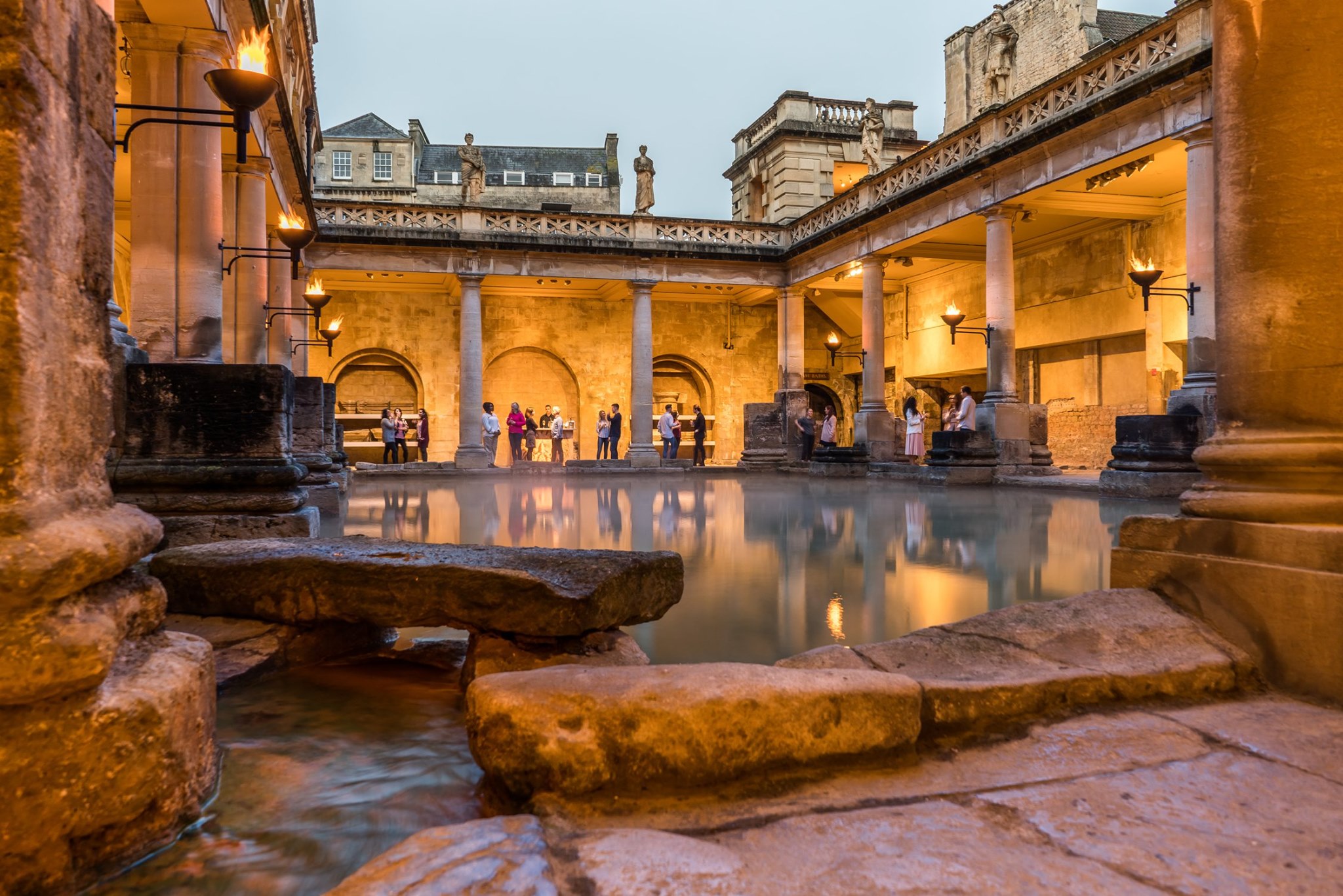 roman baths sunrise tour