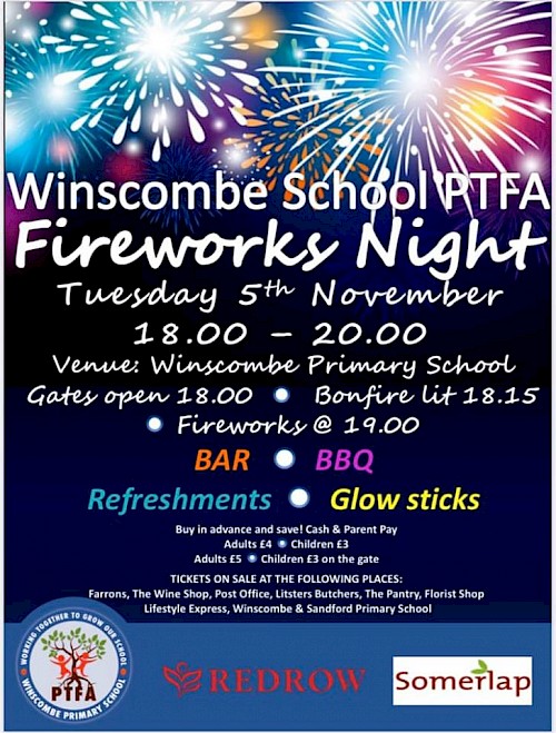 Winscombe School Pta Firework Display 