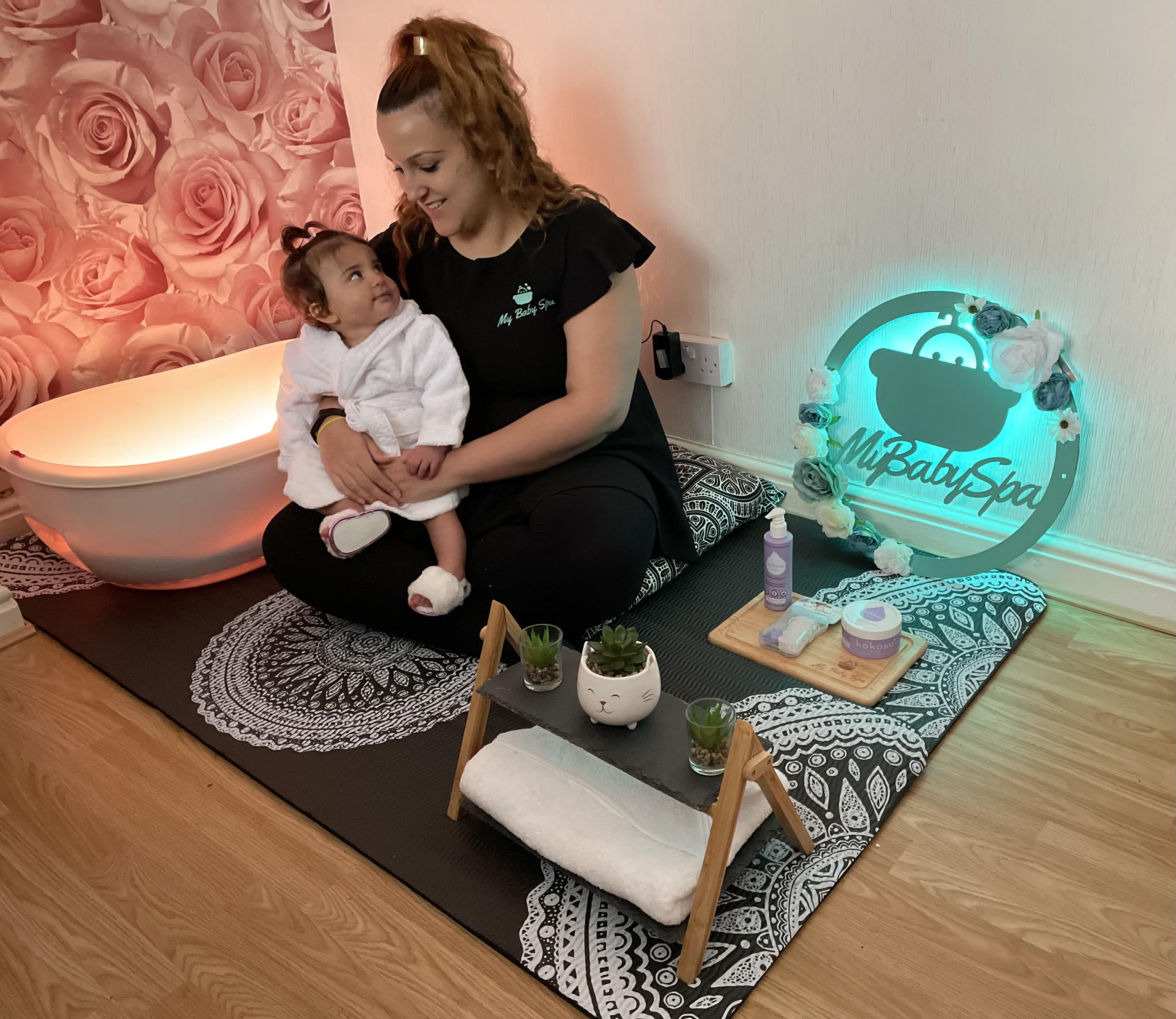 Teacher Danielle Gibbs launches baby spa and toddler spa