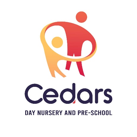 A logo for a nursery and pre-school

Description automatically generated