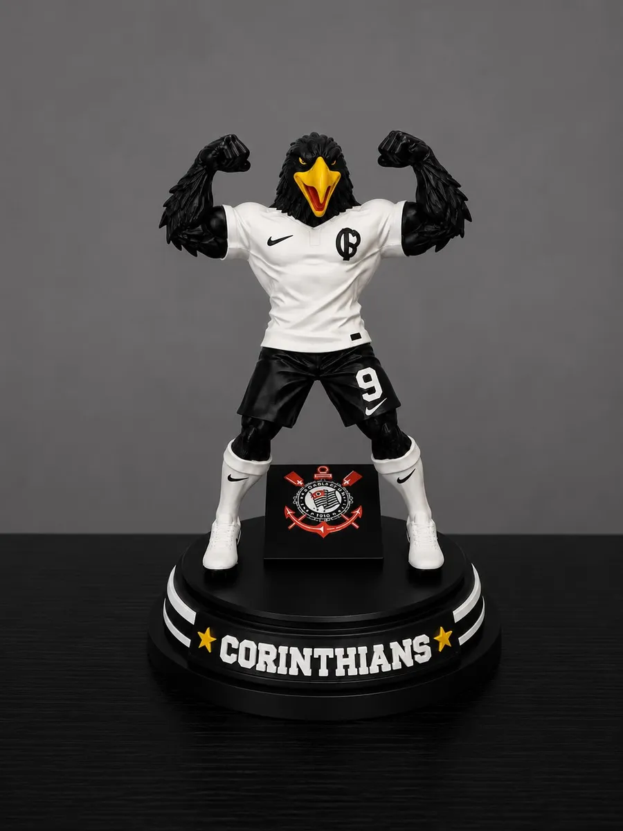 Mascote do seu time em miniatura