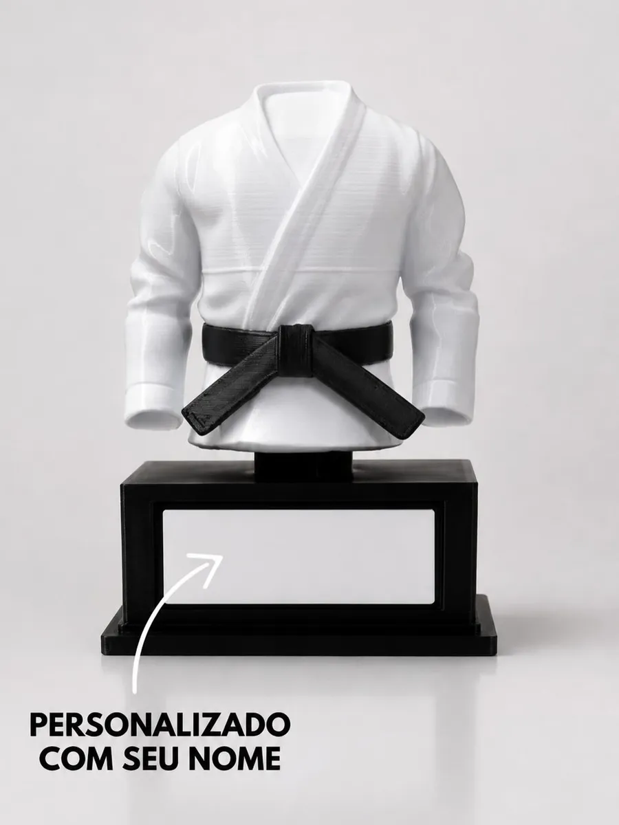 Troféu de kimono personalizado